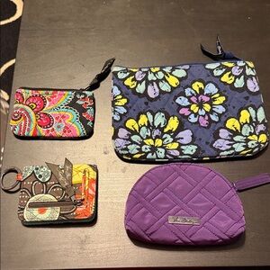 Vera Bradley Vibrant Floral and Quilted Pouch Collection